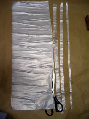 plastic strips for egg laying