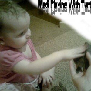 Madi With Turtle Man