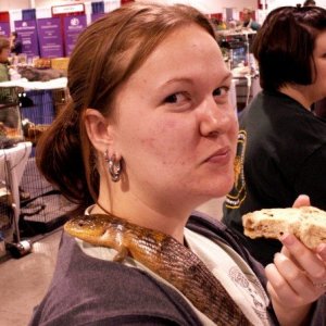 This is not appropriate herpetological practice. And as my punishment, Simon pooped on me.