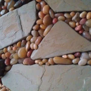Close up of some of the completed sections.