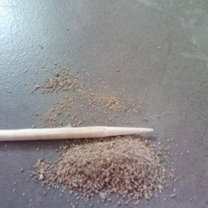 Turface dry sweep