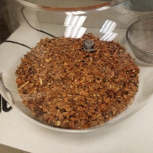 4: Chopped bark on top of gravel, now ready for plants!
