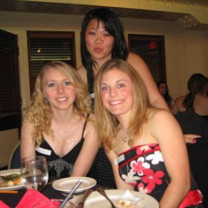 Me (bottom left) and my sorority sisters at formal