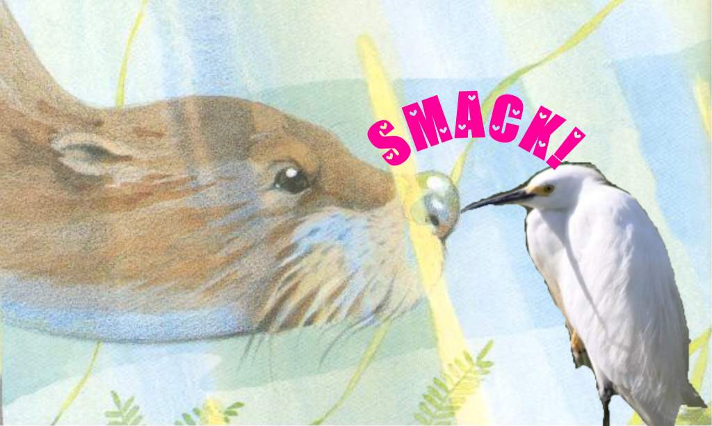 03 otter and owl (in his stork costume) kiss and stork turns back into an owl