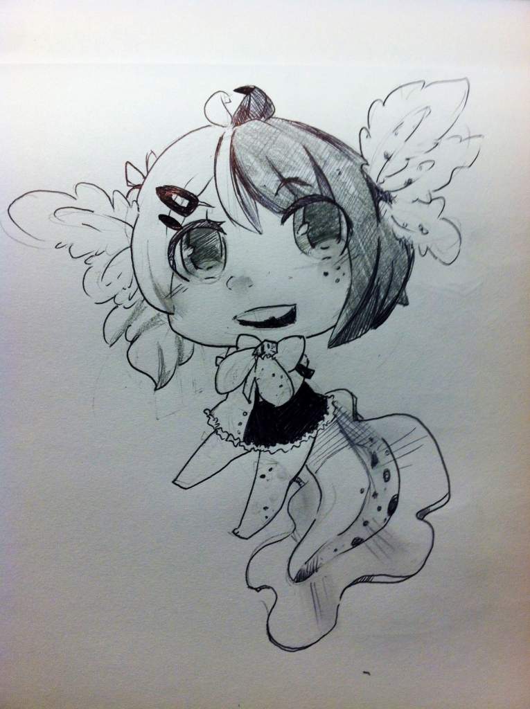 A gijinka of LadyAquarius (Bette)'s axolotl Gem. Gem's a chimera axolotl that I felt I had to draw. Gem isn't old enough to sex so if they turn out to
