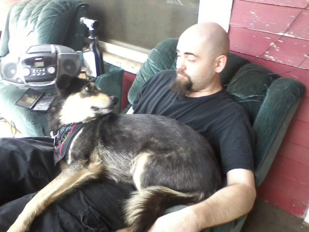 A meaningful stare down. I'm pretty sure he had said "go bye bye"  before it happened.