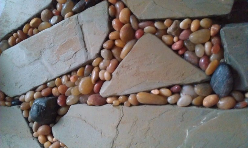Close up of some of the completed sections.