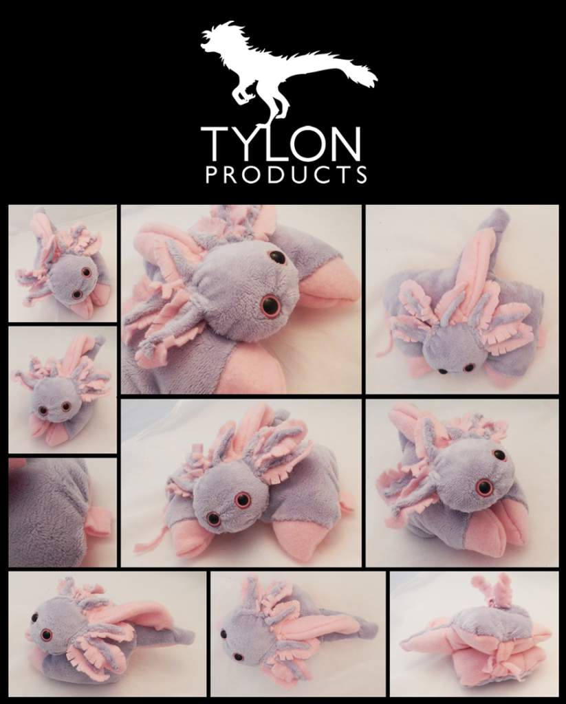 I adore pillow pets- and decided I would give it a shot and make a cute little lavender axolotl with some leftover fabric.