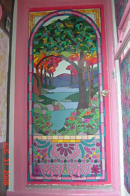 My front door, after I had my way with it.