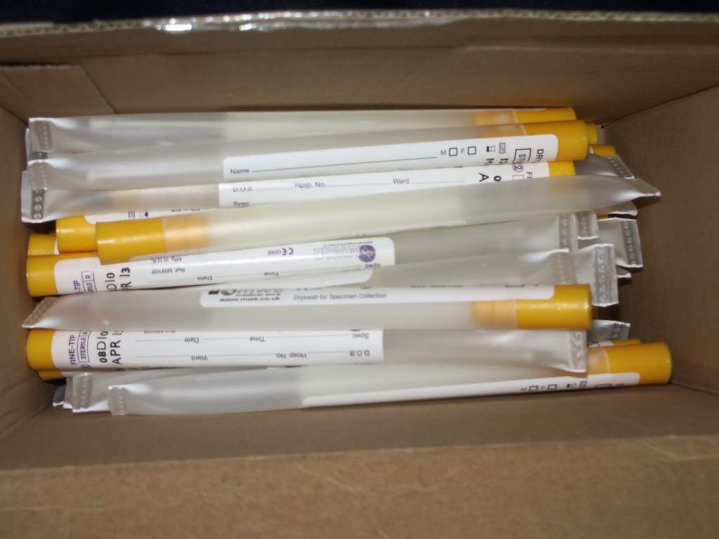 Sterile swabs